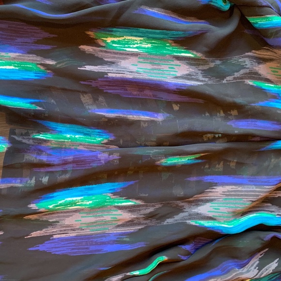 Kirna Zabete at Target Abstract Print Button Down - Picture 5 of 7